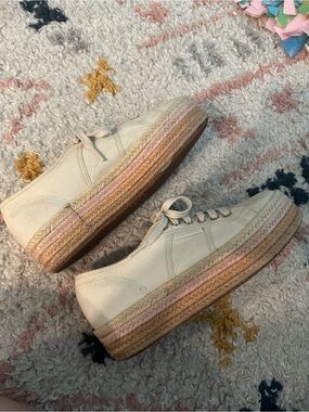 Superga 2790 Platform Espadrille Sneakers Womens Size 8